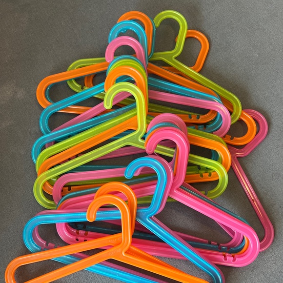 Ikea colorful Clothes hangers for kids. 21 hanger for only 12 dollars. - Picture 1 of 3